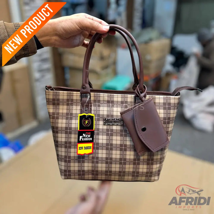 Ladies Purse - Grey Print