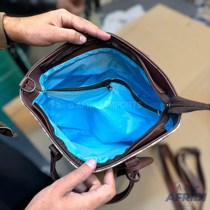 Ladies Purse - Grey Print