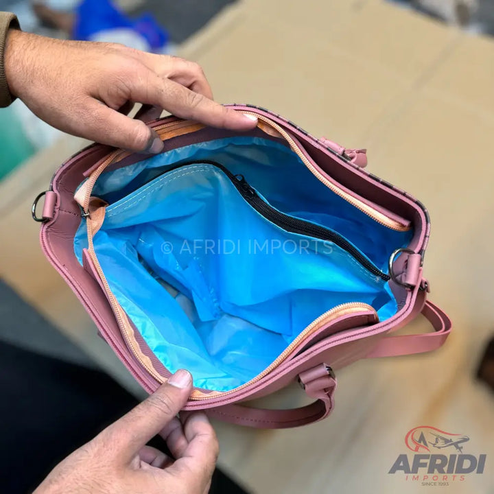 Ladies Purse - Pink Print