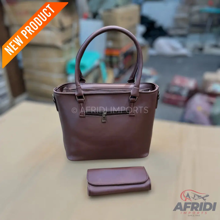 Ladies Shoulder Bag - Brown