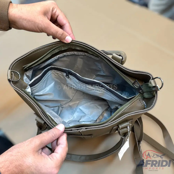 Ladies Shoulder Bag - Olive