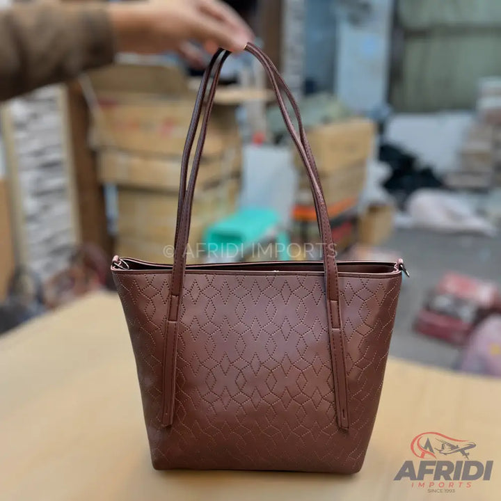 Ladies Tote Bag - Brown