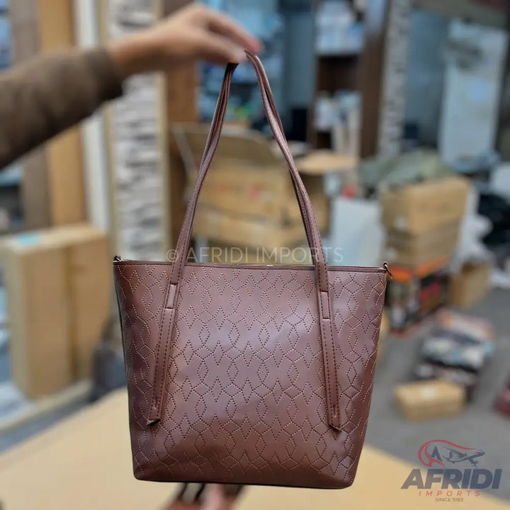 Ladies Tote Bag - Brown