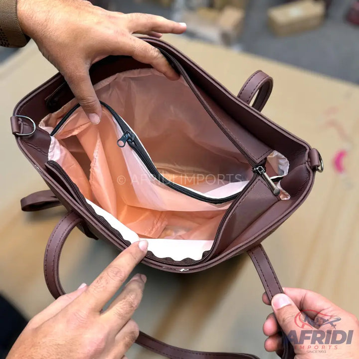 Ladies Tote Bag - Brown