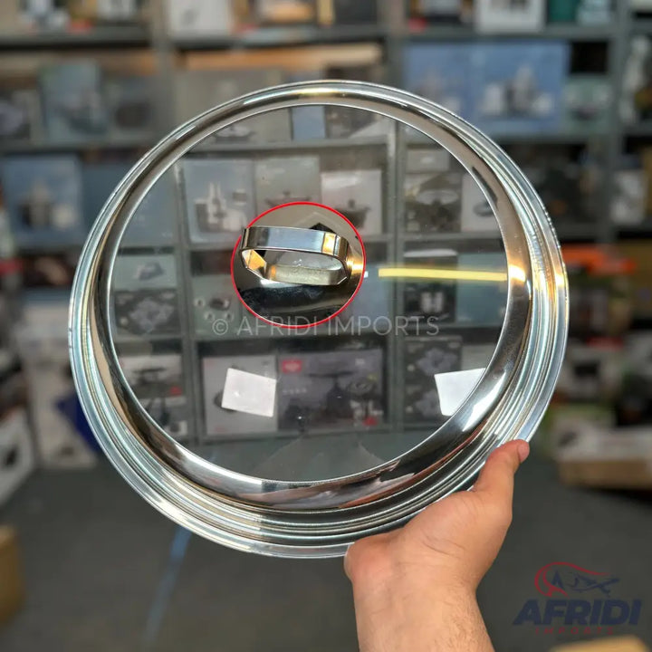 Laser Crafted Honeycomb Karahi with Lid