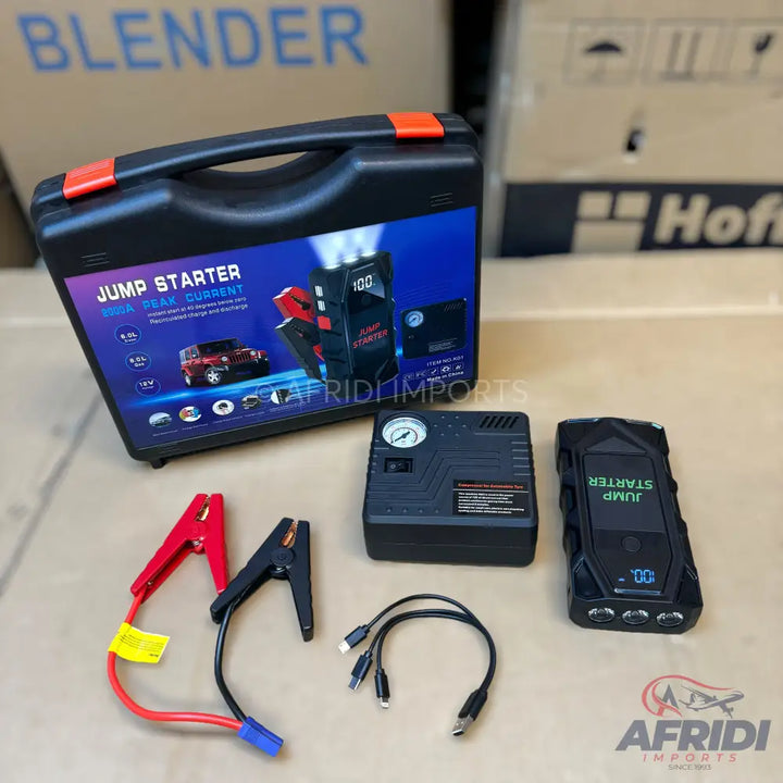 Lot Imported 2 in 1 Car Jump Starter and Tire Inflator