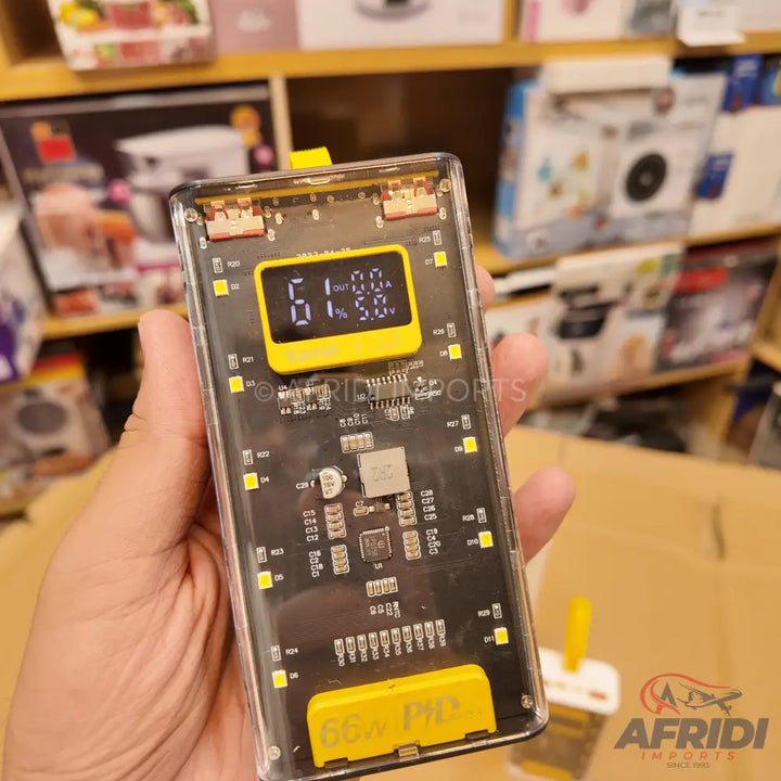 Lot Imported 20000mAH 66W PD Fast Power Bank Black