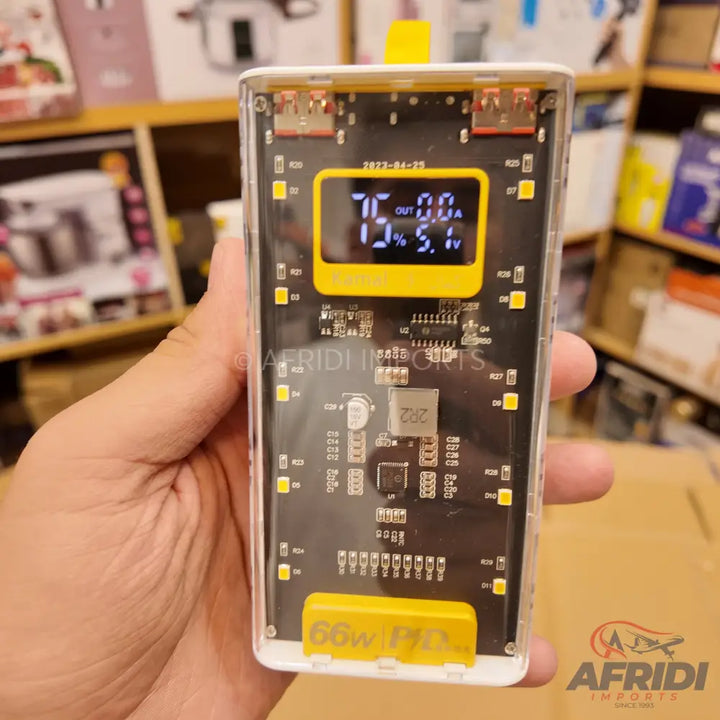Lot Imported 20000mAH 66W PD Fast Power Bank White