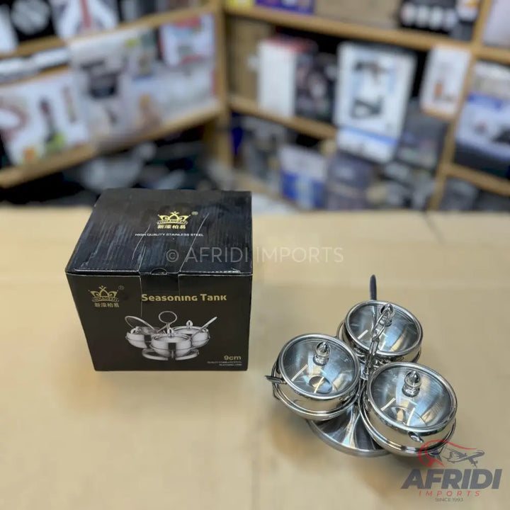 Lot Imported 3 in 1 seasoning Tank Silver
