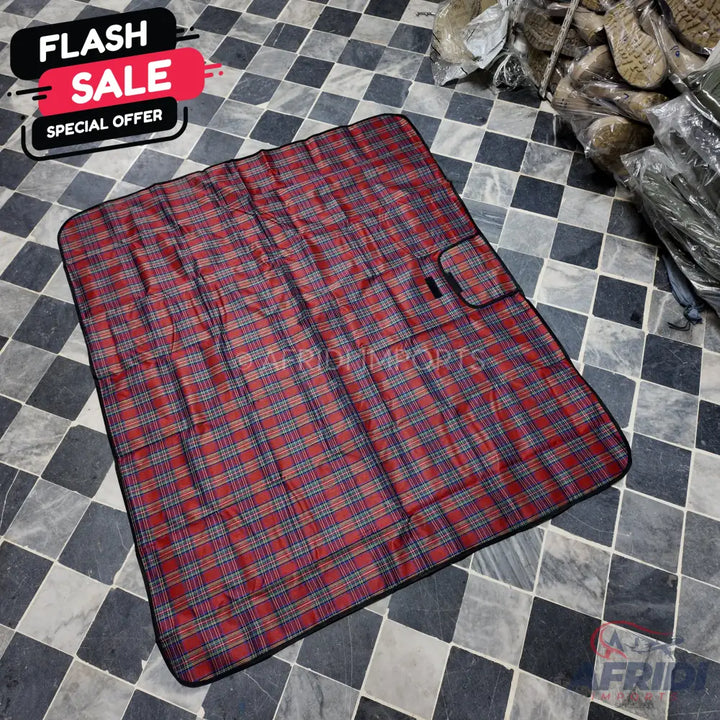 Lot Imported 4 Person Picnic Sheet