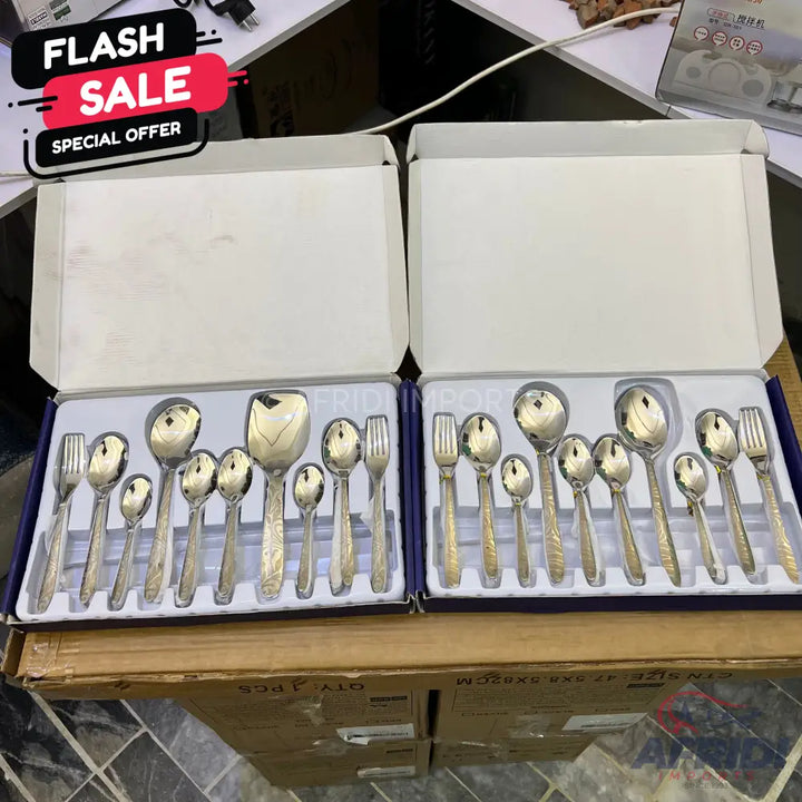 Lot Imported 52 Piece Cutlery set