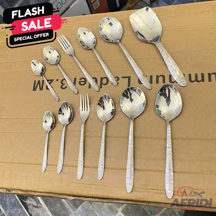 Lot Imported 52 Piece Cutlery set Style 2