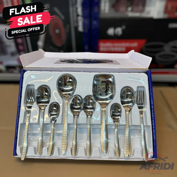 Lot Imported 52 Piece Cutlery set Style 3