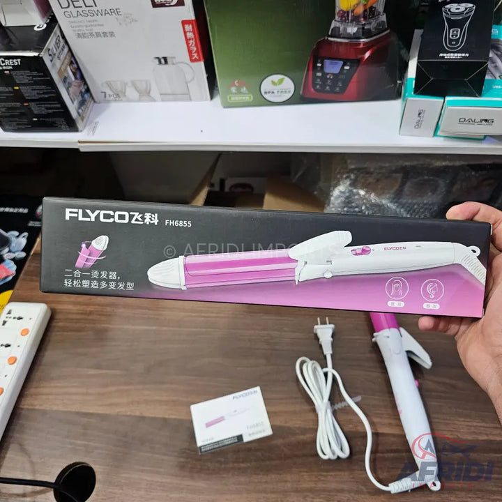 Lot Imported Flyco 2 in 1 Hair Straightner & Roller