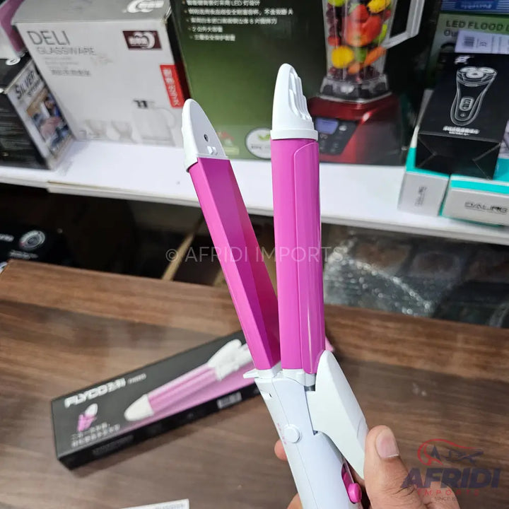Lot Imported Flyco 2 in 1 Hair Straightner & Roller