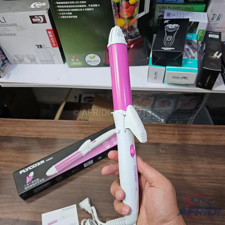 Lot Imported Flyco 2 in 1 Hair Straightner & Roller