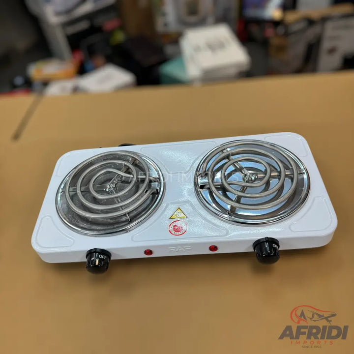 Lot Imported RAF Dual Burner Electric Stove