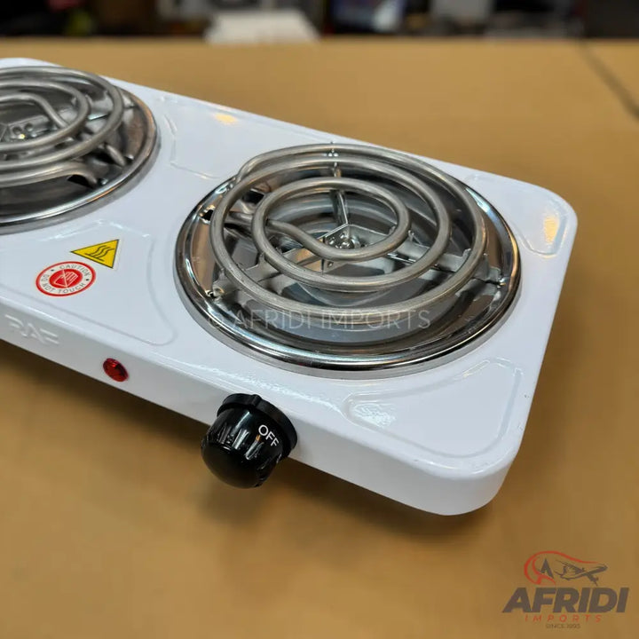 Lot Imported RAF Dual Burner Electric Stove