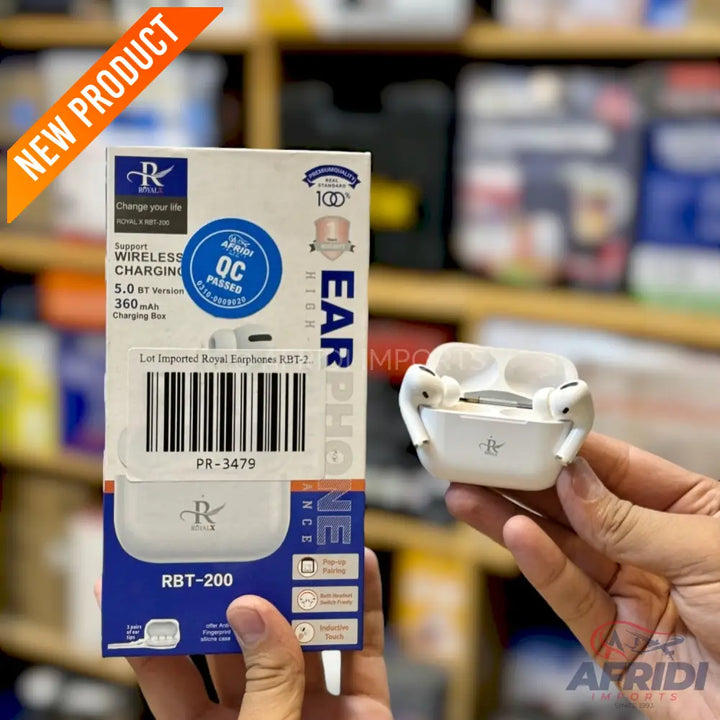 Lot Imported Royal Earphones RBT-200