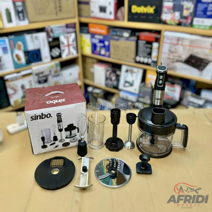 Lot Imported Sinbo 6 in 1 Chopper & Hand Blender Set with Slicer