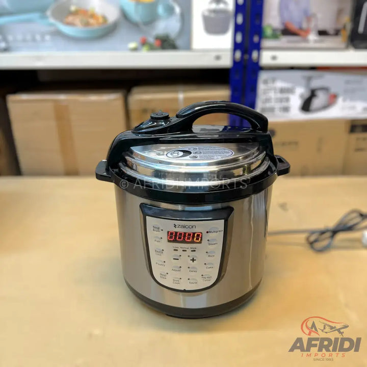 Zaicon stainless steel multi-function pressure cooker with 16 preset functions.