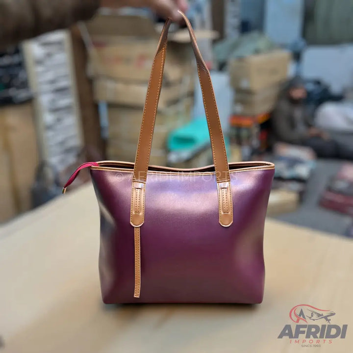 Maroon Tote Bag
