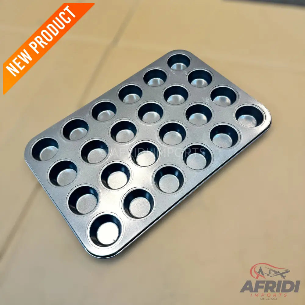Nonstick Muffin Tray 24P Durable Even Baking – Afridi Imports