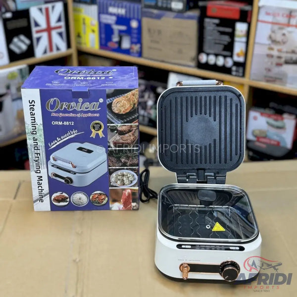 Orvica 3 in 1 Steamer Fryer & Grill Russian Lot