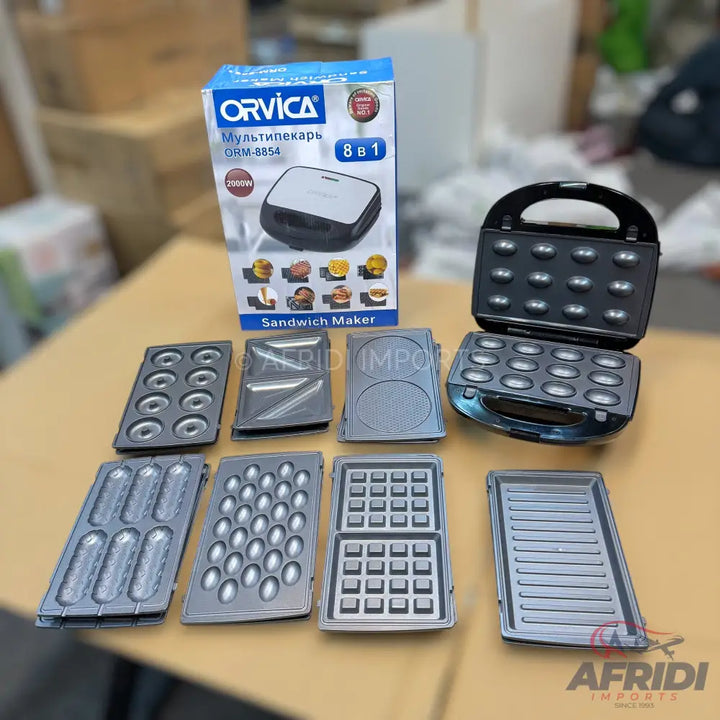 Orvica 8-in-1 Sandwich Maker - Russian Lot