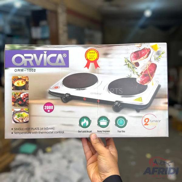 Orvica Dual Burner Hot Plate
