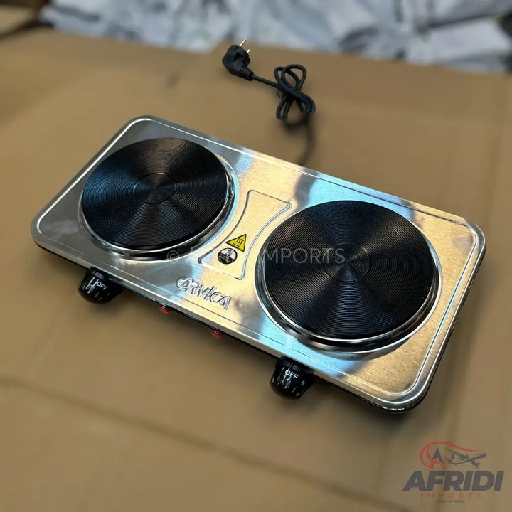 Orvica Dual Burner Hot Plate