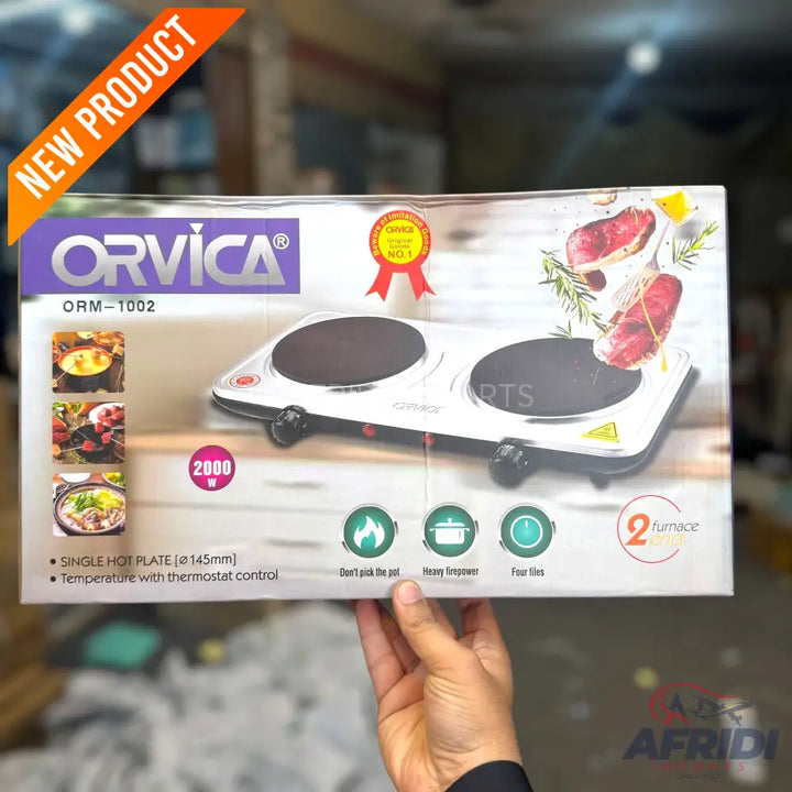 Orvica Dual Burner Hot Plate