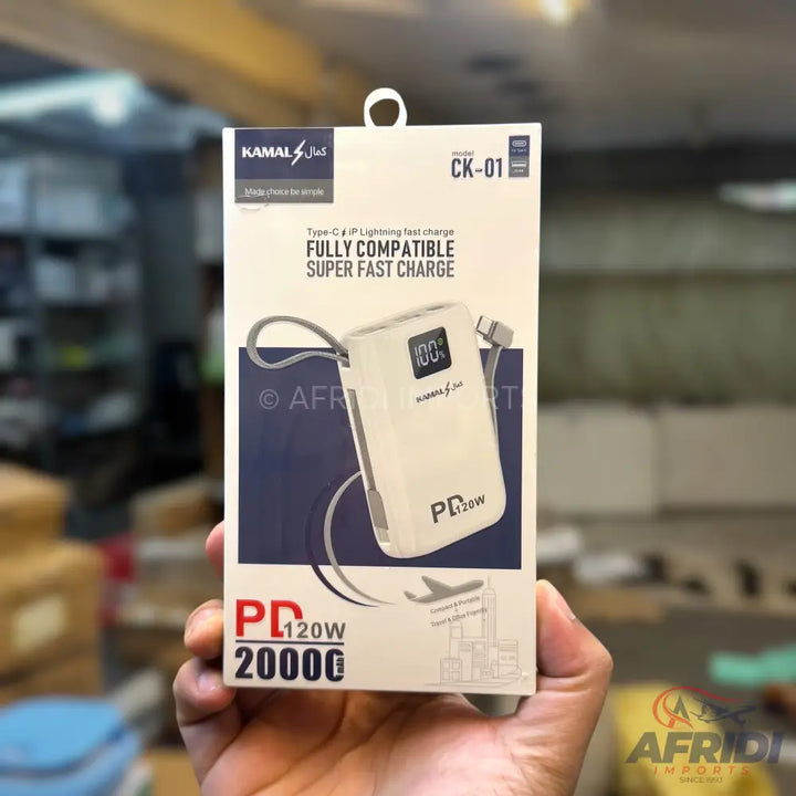 PD 120W 20,000mAH Powerbank CK-01