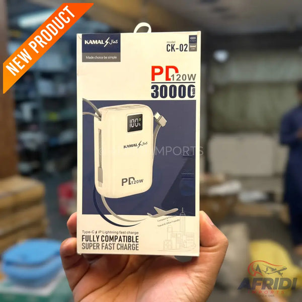 PD 120W 30,000mAH Powerbank CK-02