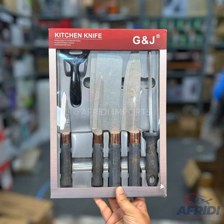 G&J 6 Piece Knives Set