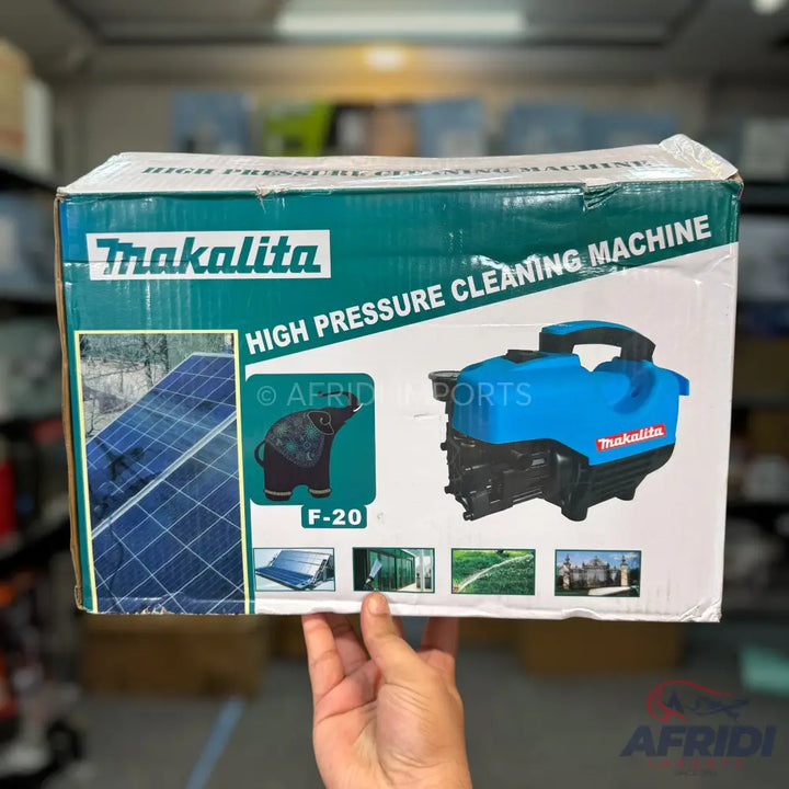 A Makalita brand high-pressure cleaning machine, suitable for various cleaning tasks including solar panels.