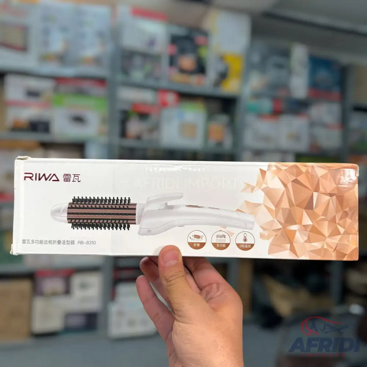 Riwa 2 in 1 Folding Hair Roller & Straightener