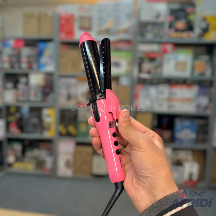 Riwa 2 in 1 Hair Curler & Straightener