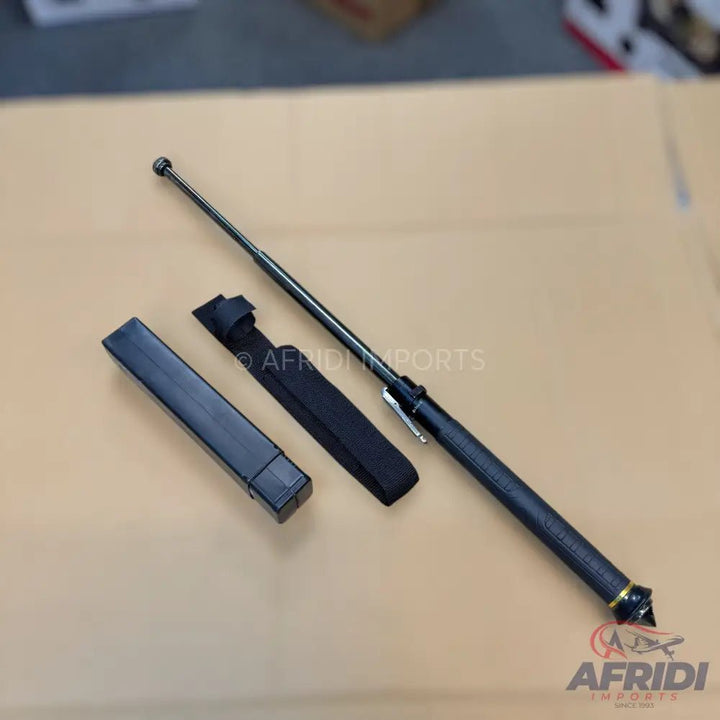 Spring Loaded Self Defence Baton Durable Steel Construction – Afridi ...