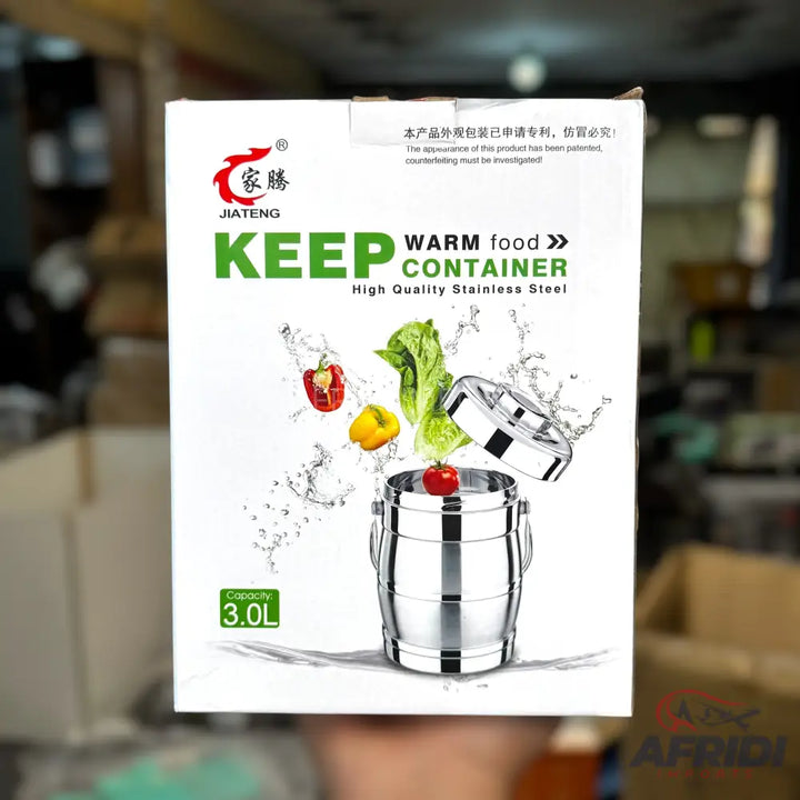 Stainless Steel 3L Lunch Box