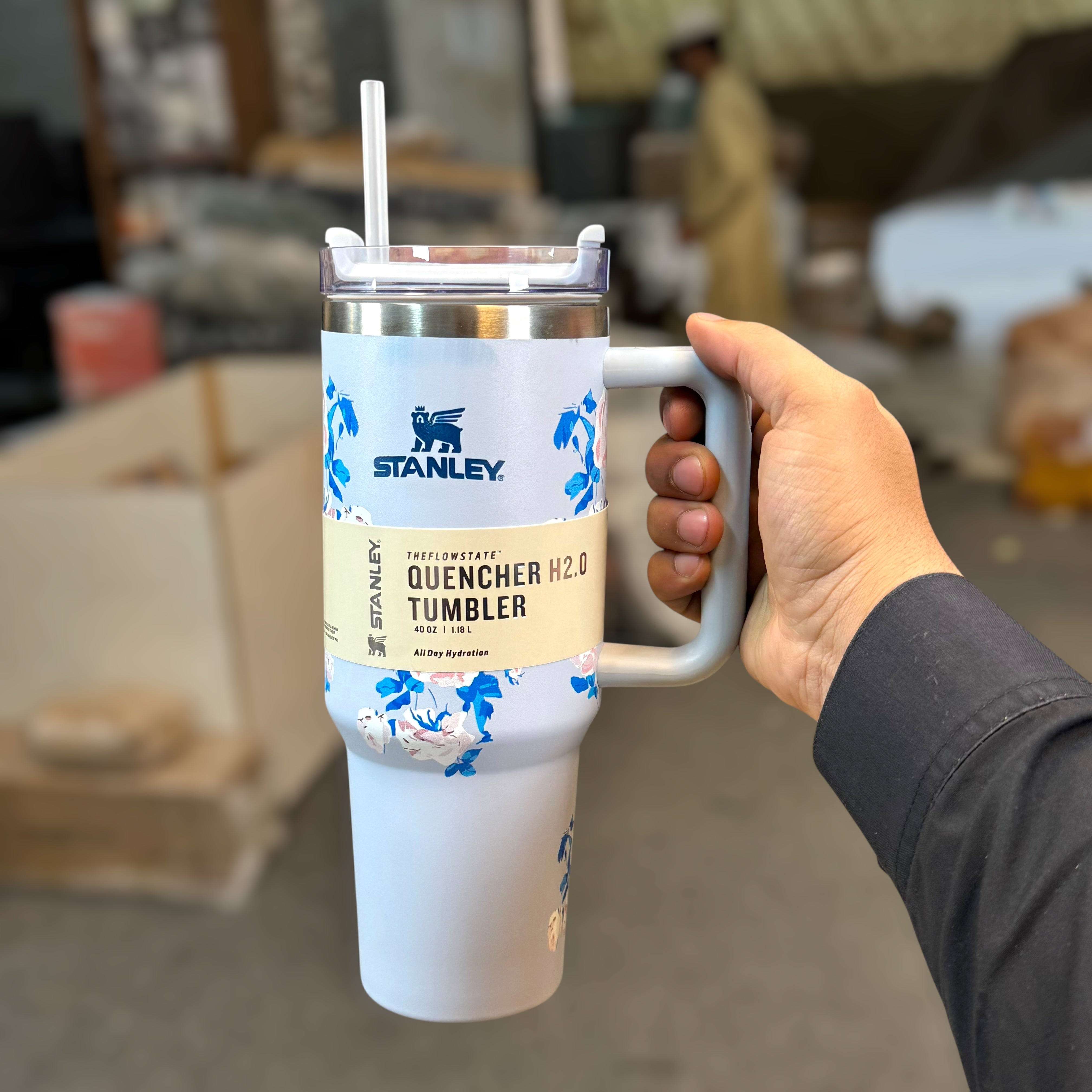 Stanley 1180ml Quencher Tumbler Blue Spill Resistant – Afridi Imports