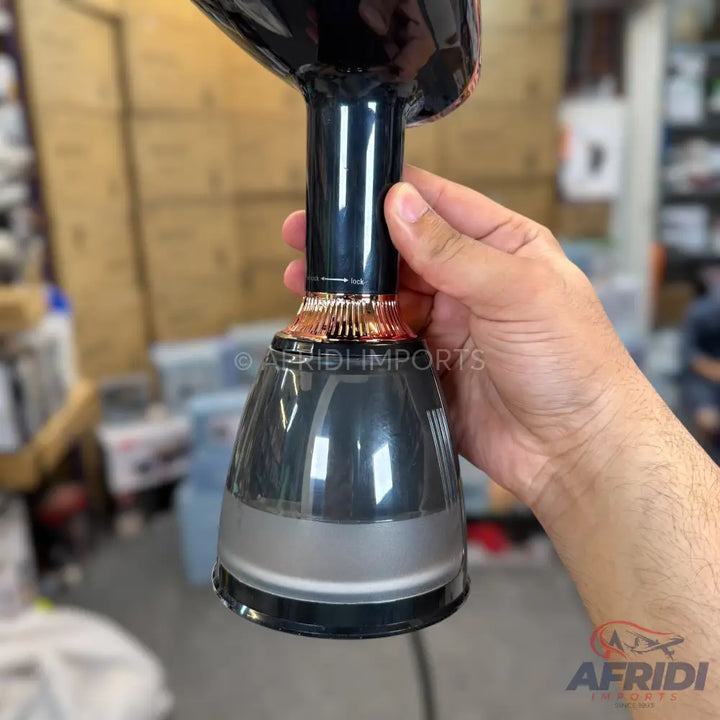 Black and rose gold electric hair diffuser.