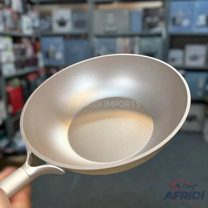 Uakeen 30CM Granite Coated Wok German Lot