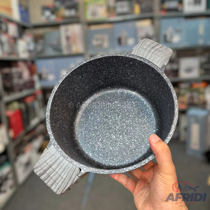 Uakeen 7 Piece Dis Cast Granite Cookware Set German Lot