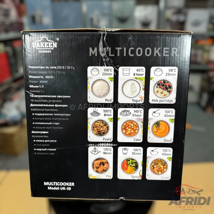 Uakeen Multifunctional Electric Cooker German Lot