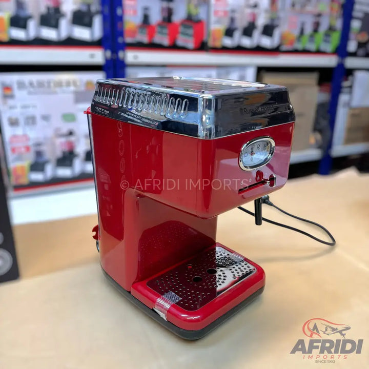UK Lot Imported Rssuell Hobbs Retro Expresso Machine 15 Bar