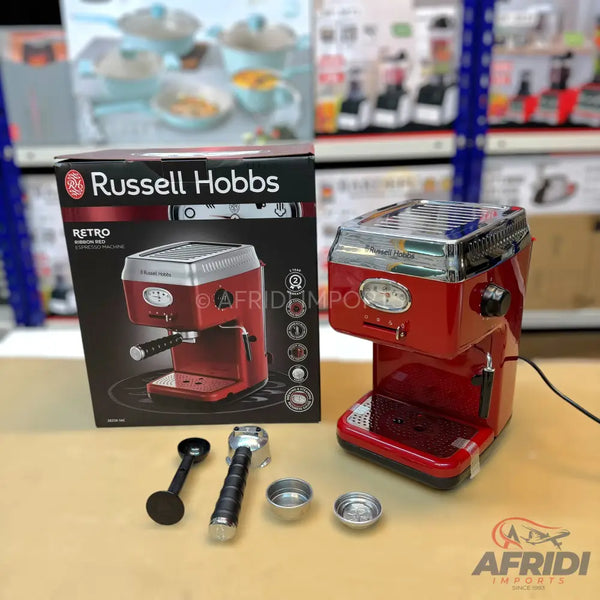 UK Lot Imported Rssuell Hobbs Retro Expresso Machine 15 Bar