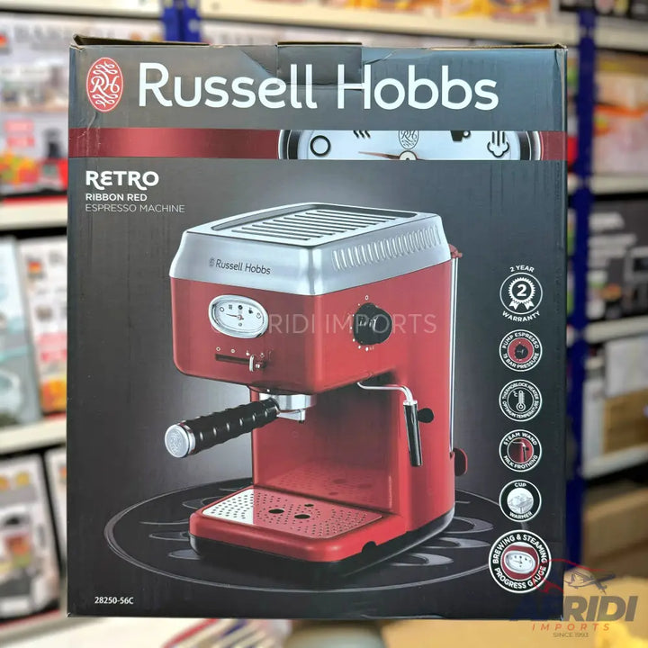 UK Lot Imported Rssuell Hobbs Retro Expresso Machine 15 Bar