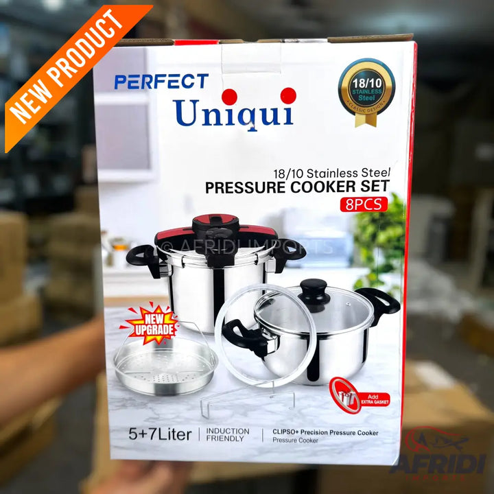 Uniqui 5 & 7L Pressure Cooker Set