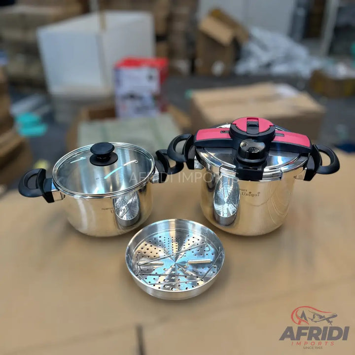 Uniqui 5 & 7L Pressure Cooker Set